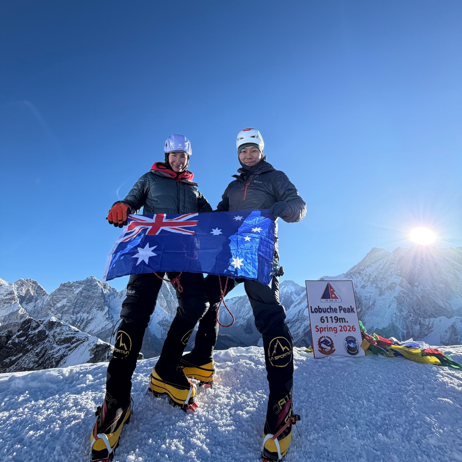 14 Peaks Expedition climber summits Lobuche East ahead of Everest bid